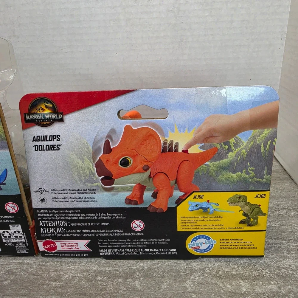 Imaginext Jurassic World Rebirth Land Sea Air Multipack & Aquilops Dolores Set